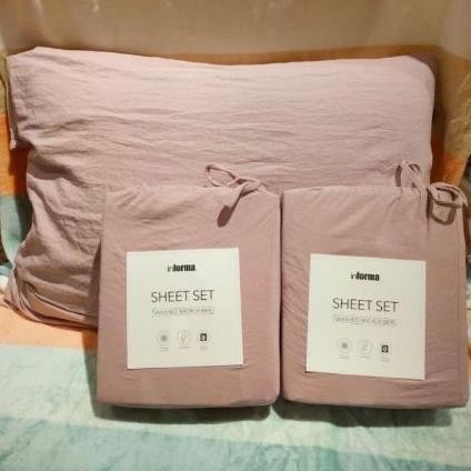 SPREI WASHED MICROFIBER POLOS INFORMA Terlaris