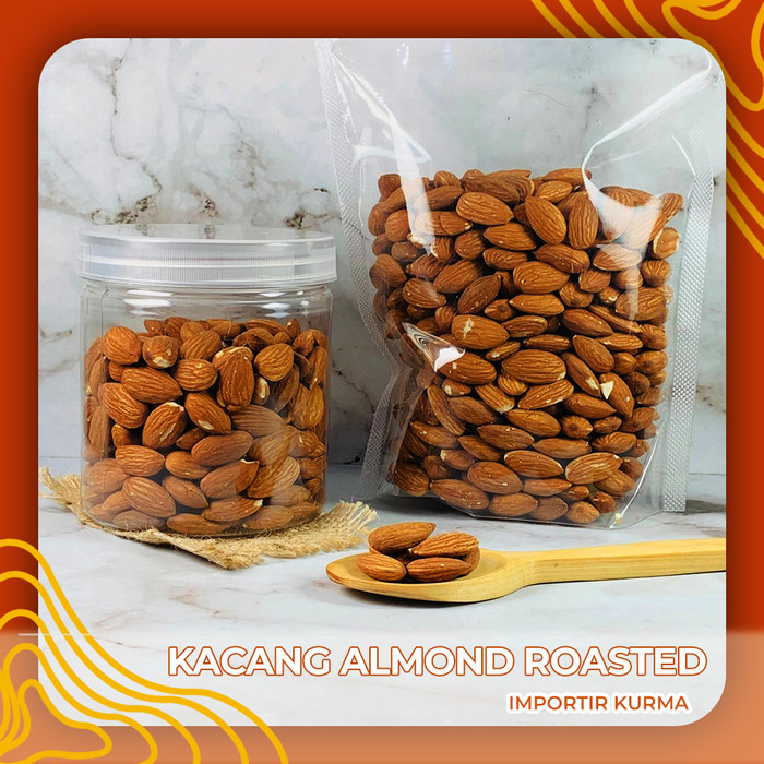 

paling diminati] ALMOND ROASTED 500 GR KACANG ALMOND PANGGANG / ALMOND PANGGANG ROASTED