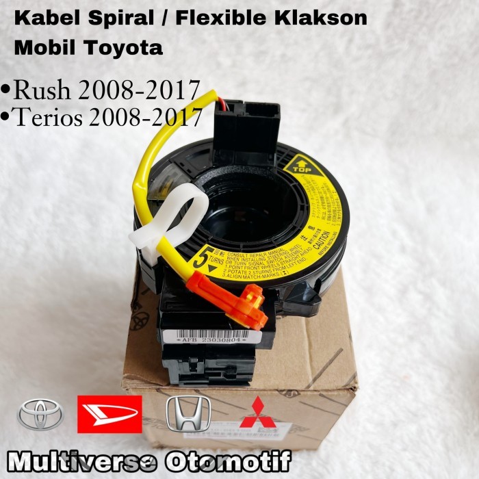 Terlengkap Kabel Spiral Klakson Mobil Toyota Rush Terios 2008-2017 Kode 1364