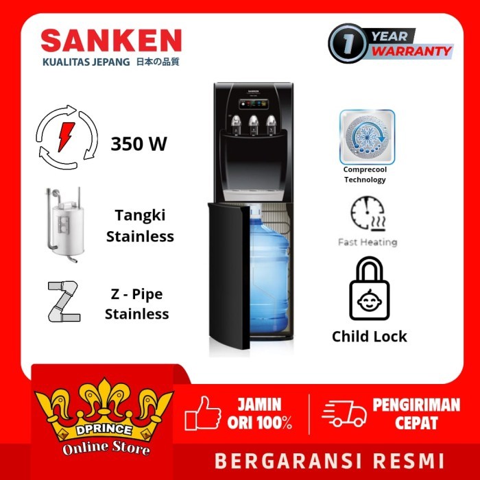 Sanken Dispenser Hwd-C500 Kompresor C500E Galon Bawah Hwd-C500E