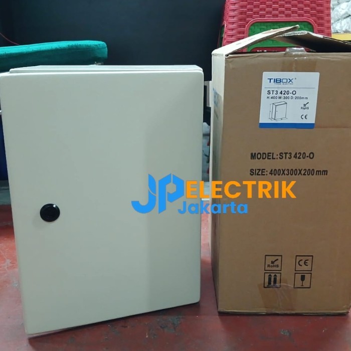 Box Panel Listrik 300 X 400 X 200 Mm Tibox Ip65