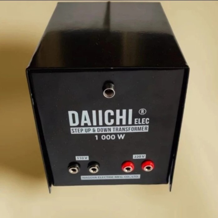 Trafo Step Up Step Down 1000 Watt 110V-220V Daiichi