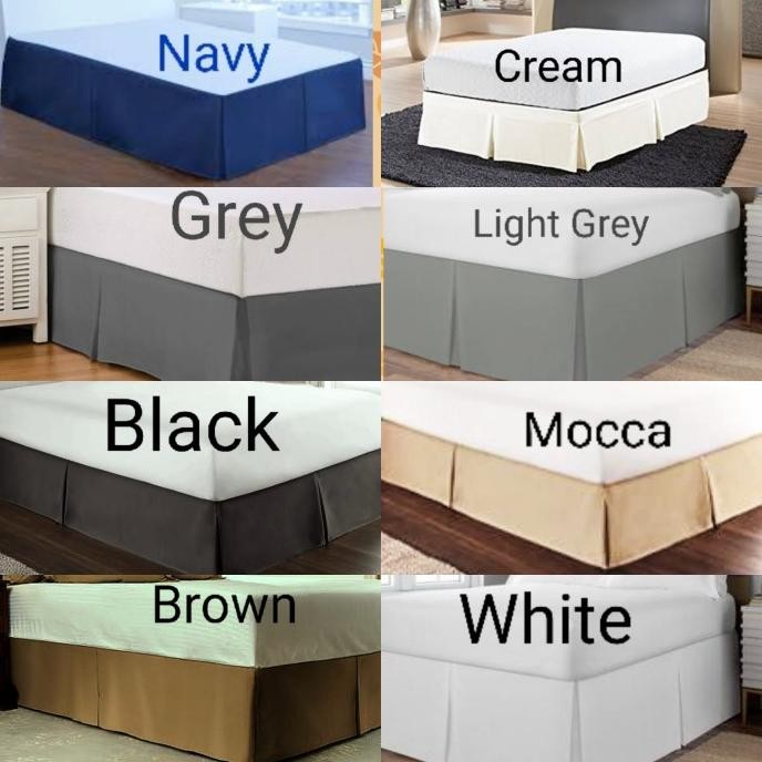 Bed Skirt Hotel Single Size Rok Kasur Terlaris