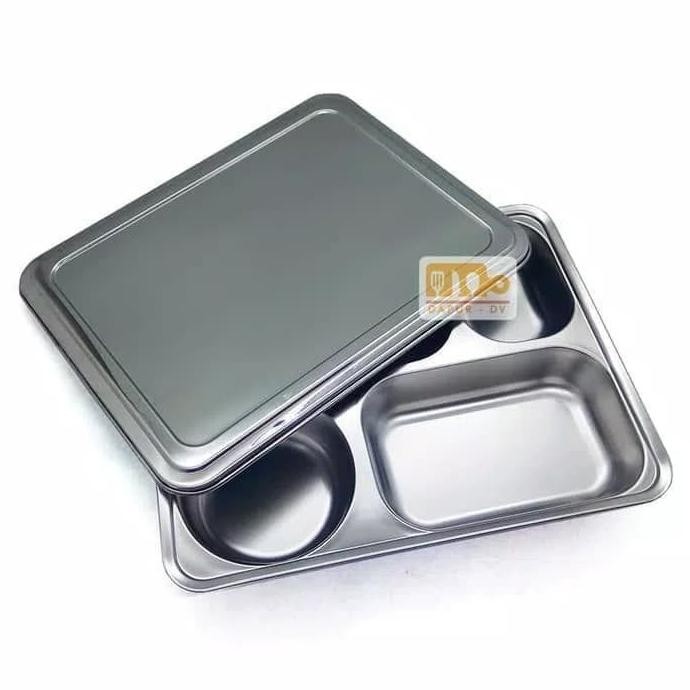 PIRING SEKAT PRASMANA STAINLESS - NAMPAN SEKAT FOOD TRAY STAINLESS