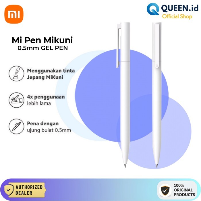 

BOOM SALE XIAOMI MI PEN MIKUNI GEL 0.5MM - PULPEN XIAOMI GEL NO CAP BLACK INK KODE 200