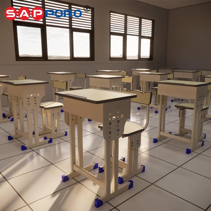 

HOT SALE! SAPPORO EMMEN - School Set Bangku Sekolah Set