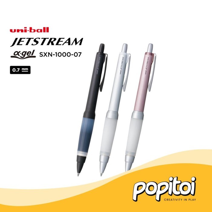 

DISKON UNIBALL JETSTREAM SXN-1000 ALPHA GEL 0.7 MM BALLPOINT PEN UNI BALL KODE 649