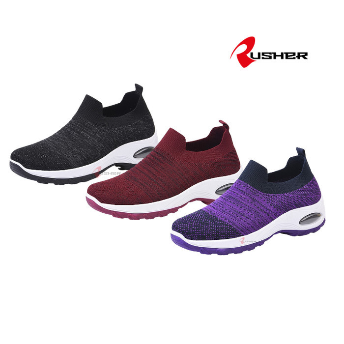 Slip On Sneakers Rajut Tanpa Tali Zenblossom Rusher Rs1201