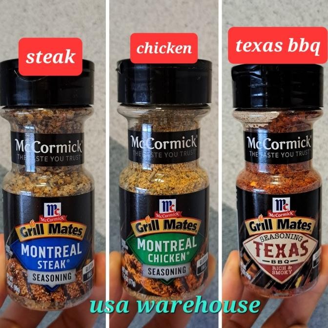 

McCormick Grill Mates Montreal Chicken Steak Seasoning Bumbu Masak 2201