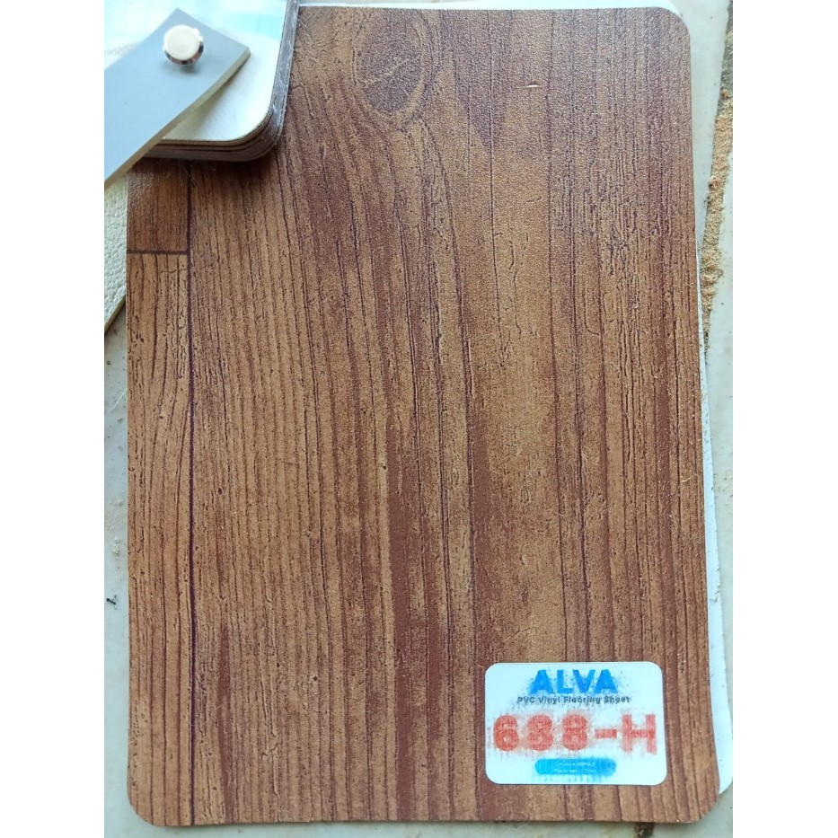Lantai Vinyl Karpet Korea Vinil - Vynil Kayu Embossed Harga Promo