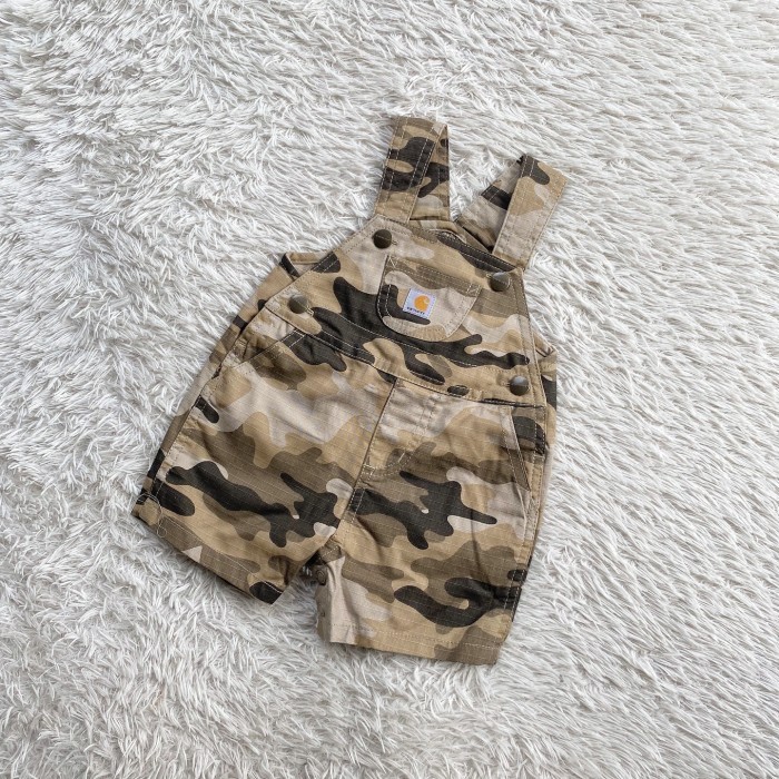 Carhartt Baby Unisex Jumpsuit Overalls Short Hunting Fishing Outdoor Infant Toddler Kids Baju Anak