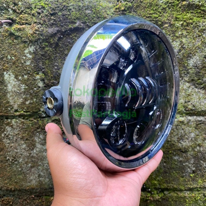 Lampu Daymaker Bulat Scorpio 7 Inc Ring Ori Batok Ori