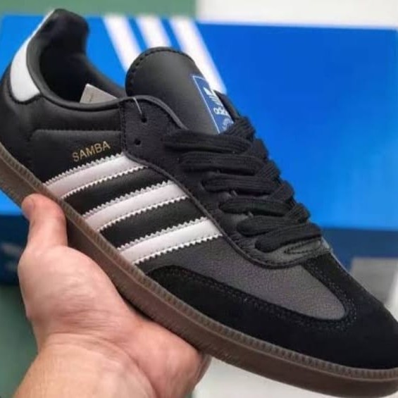 ASLI SEPATU ADIDAS SAMBA ORIGINAL BNWB / SEPATU CASUAL PRIA KODE 1244