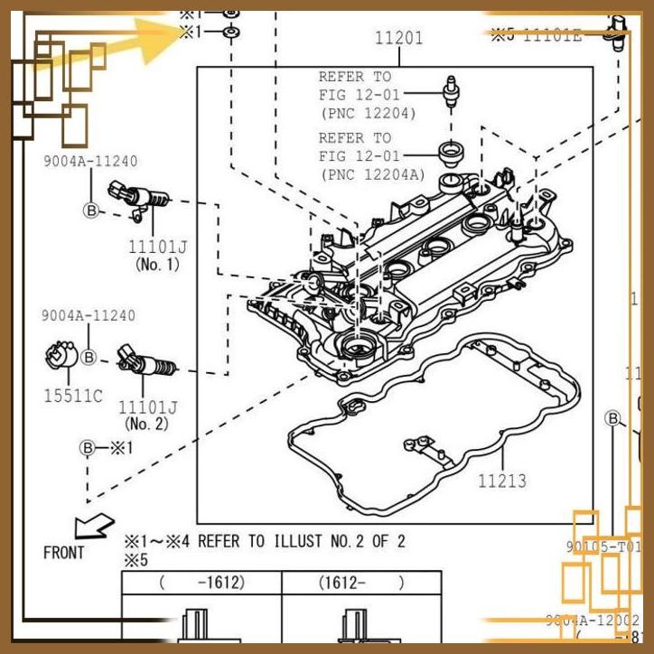 [SNA] WASHER SEAL KLEP TOYOTA INOVA FORTUNER NEW AVANZ XENIA CALYA AGYA ASLI