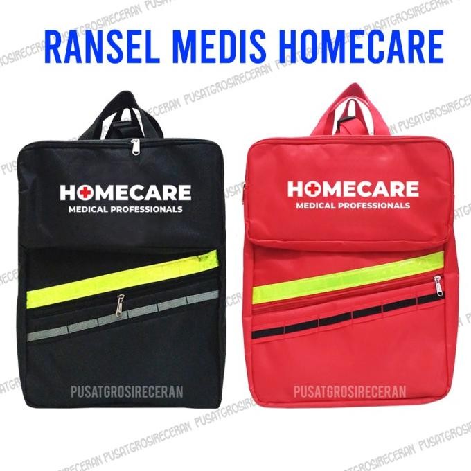 ___] Ransel Medis Home Care Bag Tas Perlengkapan Medis Emergency Kit Tas P3K SAR Homecare