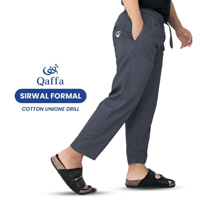 Celana Sirwal Formal Pria Kantor Ankle Polos Sirwal Jumbo Dewasa Kualitas Terbaik