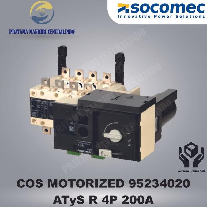 Terjangkau Cos Motorized Change Over Switch Socomec Atys R 4P 200A 95234020