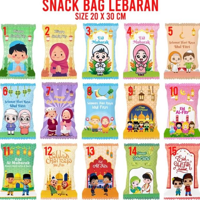 

```````] Custom Nama Snack Bag Lebaran Bentuk Snack Permen Karakter Muslim