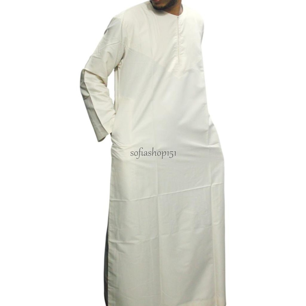 gamis huraydhoh oman / tanpa kerah Terbaru