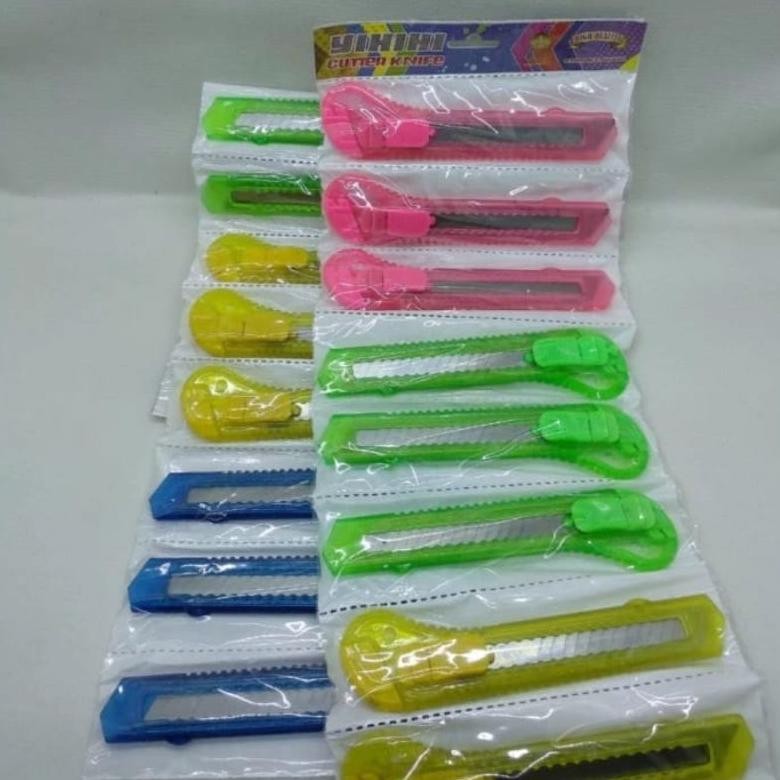 

Terlaris *Grosir* Cutter Bening Besar Renteng (12Pcs)