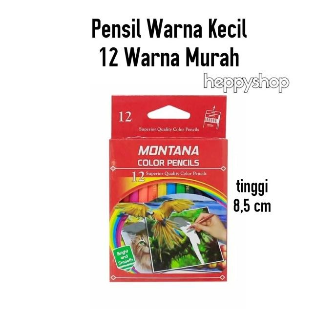 

] Pensil Warna Kecil 12 Warna Murah