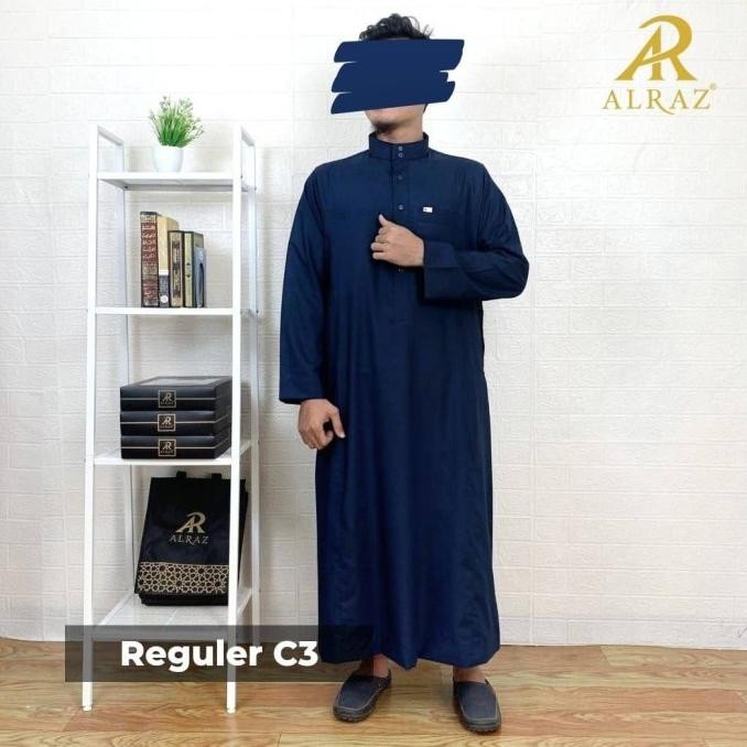 GAMIS / JUBAH ALRAZ POLOS KATUN PREMIUM model seperti al haramain New