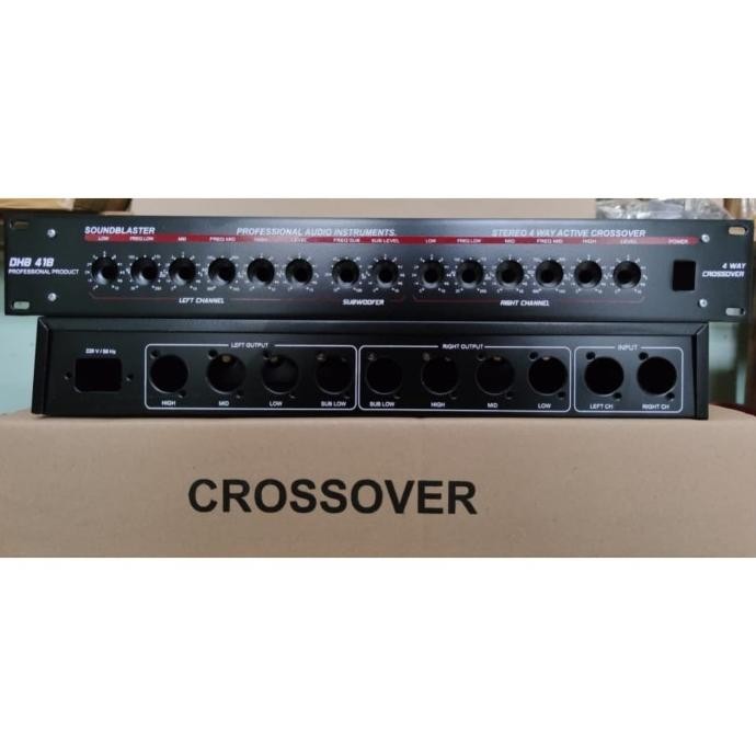 Promo BOX CROSSOVER 4WAY SOUNDBALSTER DHB418 KUAT TEBAL COD