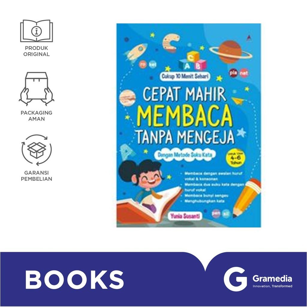 CEPAT MAHIR MEMBACA TANPA MENGEJA : DENGAN METODE SUKU KATA