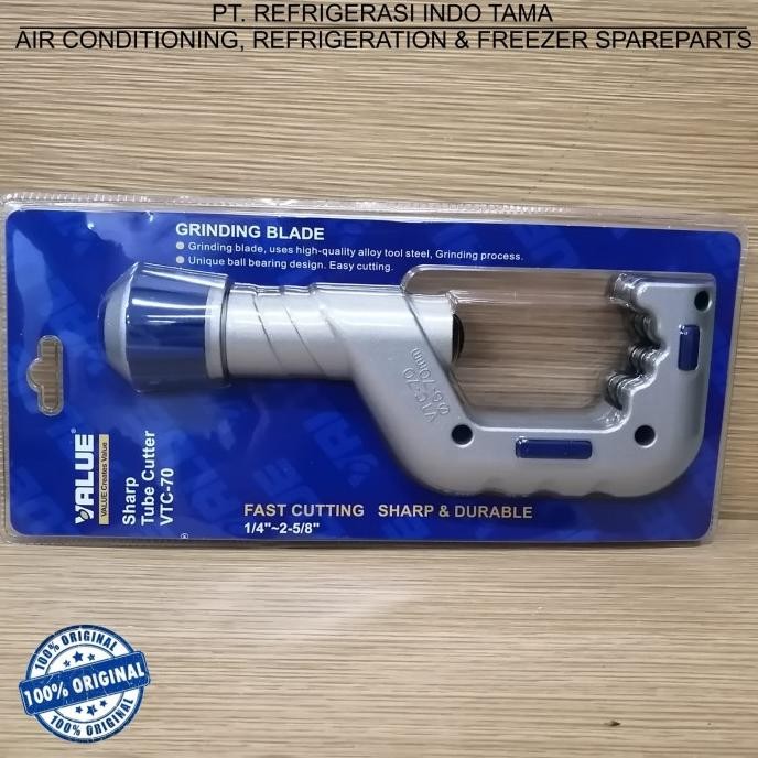 

Promo TUBE CUTTER VALUE VTC 70 1/4" ~ 2 5/8" - PEMOTONG PIPA TEMBAGA COD