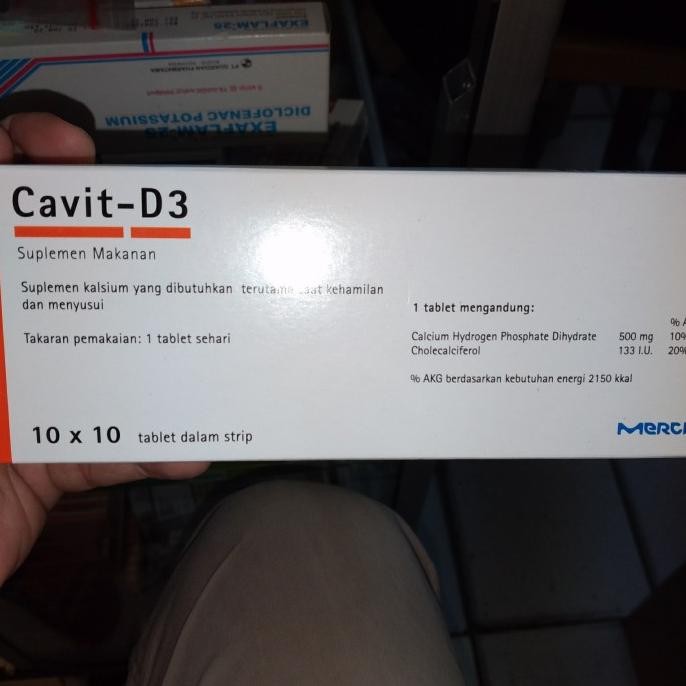 Diskon Cavid D3 Vitamin Suplemen