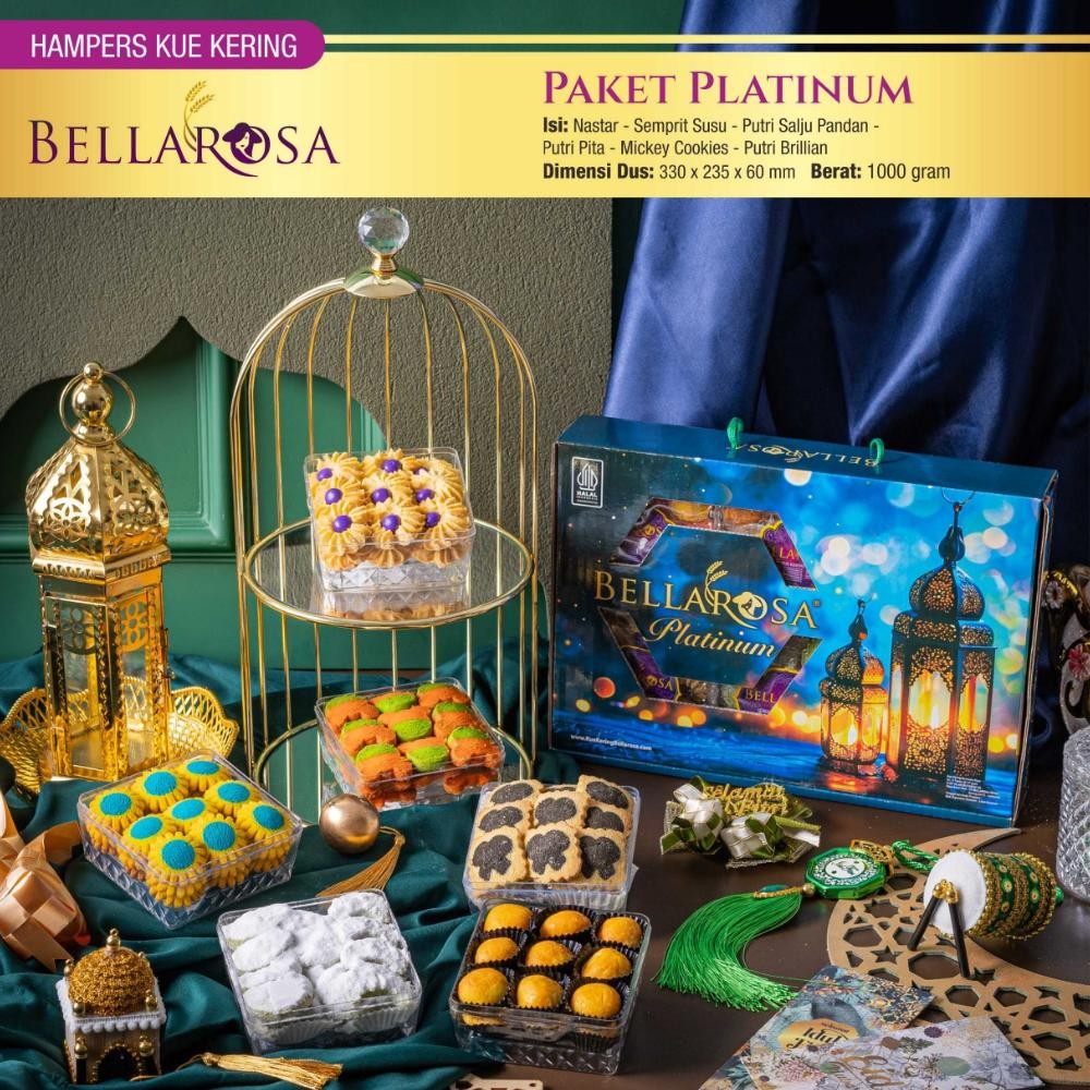 

Up15 KUE KERING LEBARAN 2025 PAKET BERKAH ISI 6 TOPLES BELLAROSA / PAKET KUE KERING Dibuat Tahun 2025 Premium
