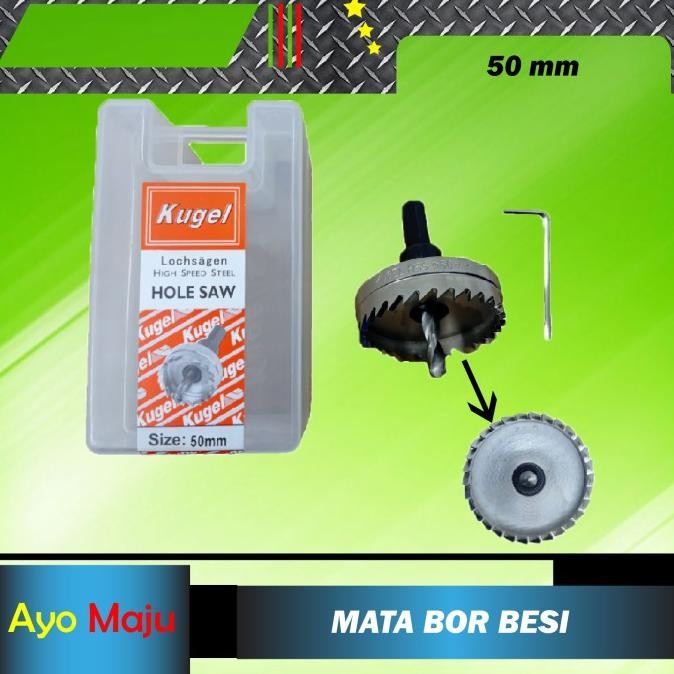 Hole Saw Besi 50mm / HoleSaw Besi 50mm / Mata Bor Besi 50mm KUGEL