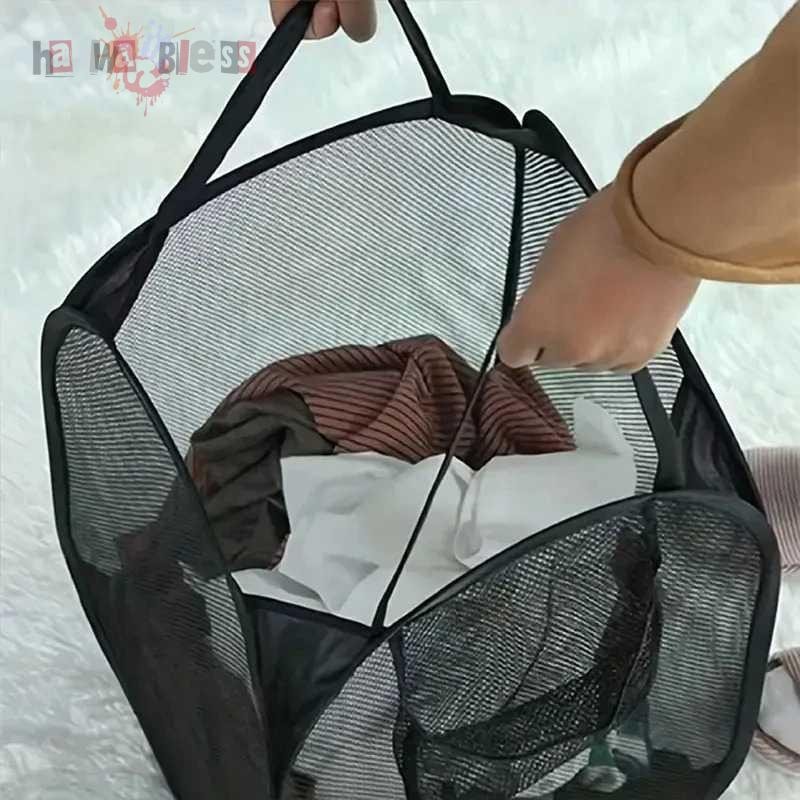 Halwa - Januel Keranjang Laundry Lipat Storage Bag Dirty Clothes - Jn24
