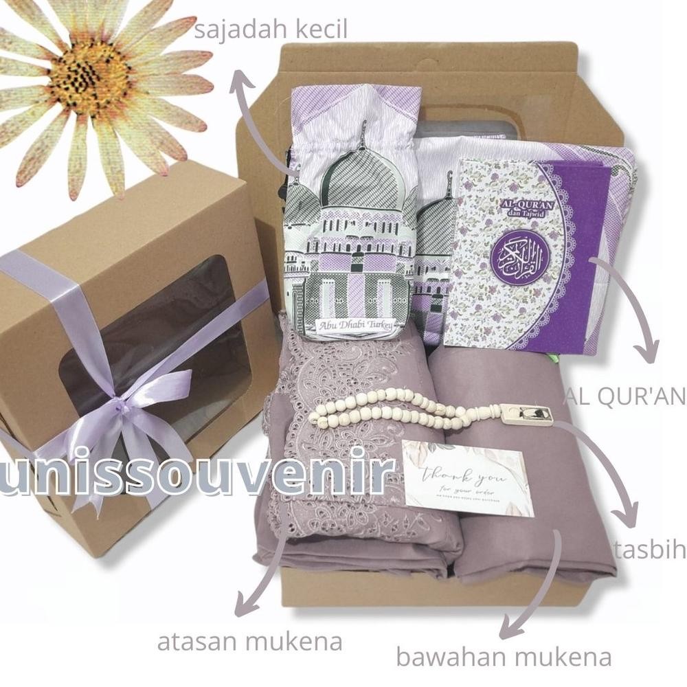 Hampers Mukena Khadijah Series / Kado Cewek / Hadiah Ulang Tahun / Hadiah Wedding