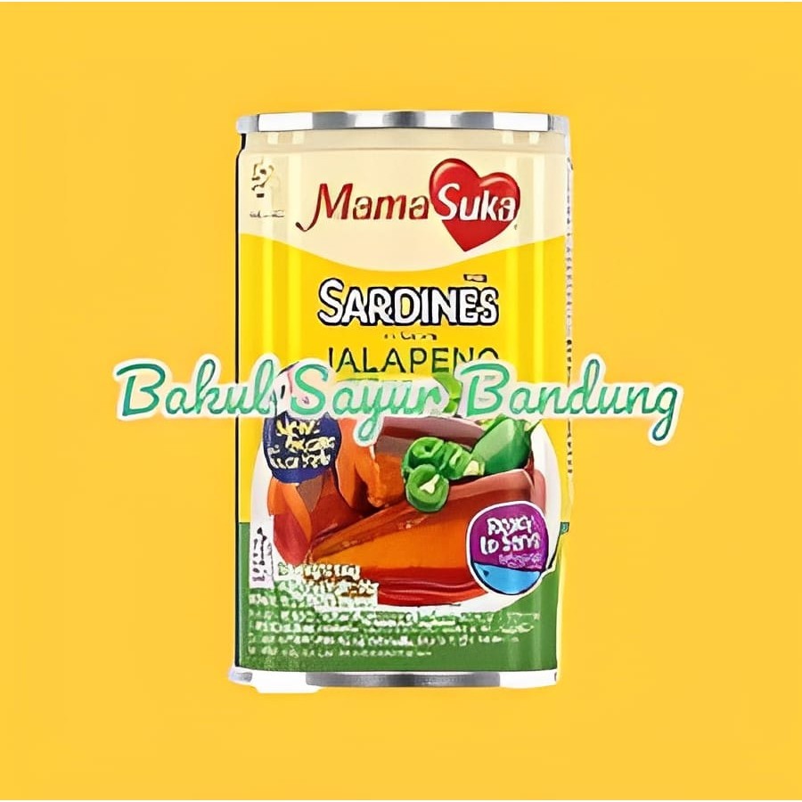 

Sarden ikan / ikan kaleng Mamasuka - Bakul Sayur Bandung