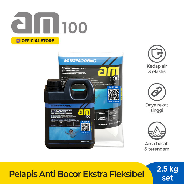 AM 100 - PELAPIS ANTI BOCOR SANGAT ELASTIS kemasan 1kgset