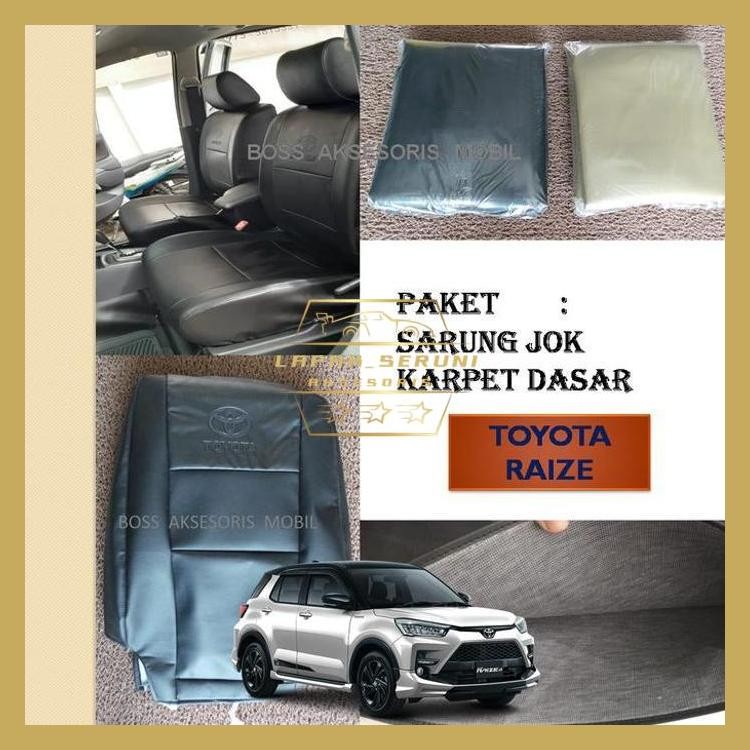 SARUNG JOK ,KARPET DASAR , TOYOTA RAIZE