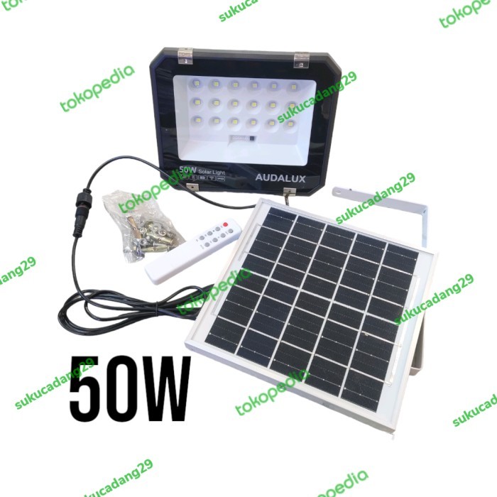 Lampu Sorot Led Solar Panel 50W Lampu Sorot Tenaga Surya 50 Watt