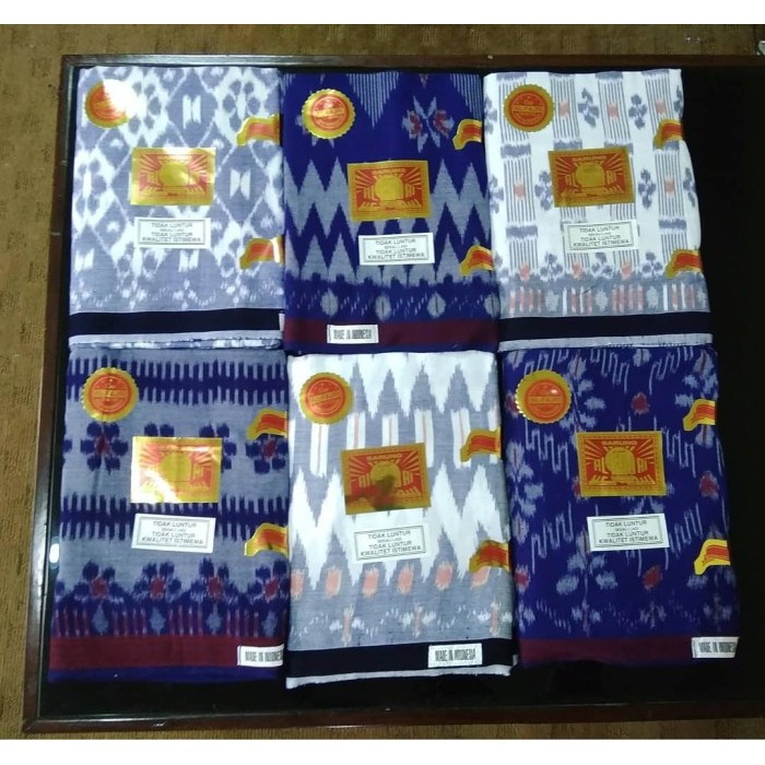Sarung Tenun Goyor Pria Atbm Toldem Al Fajri Asli