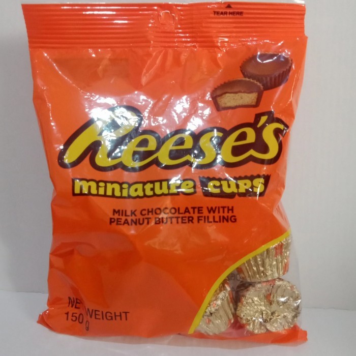 

Ready REESE'S MINIATURES CUPS MILK CHOCOLATE WITH PEANUT BUTTER