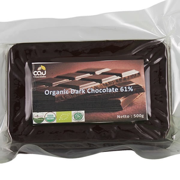 

Ready Cau Chocolates - Organic Dark Chocolate Couverture 500 gr (DCC 500 gr)