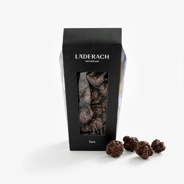 

Ready SWISS Import LADERACH Dark Cokelat Popcorn 185g