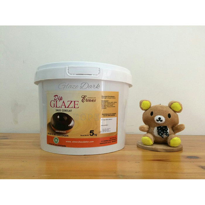 

Ready Elmer Dip Glaze Chocolate - Dark 5kg ( new ) - Dark Chocolate
