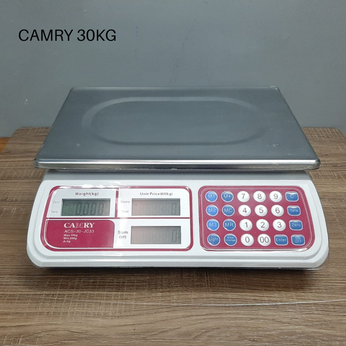 Timbangan Digital Camry 30Kg/Timbangan Buah Dan Sayur