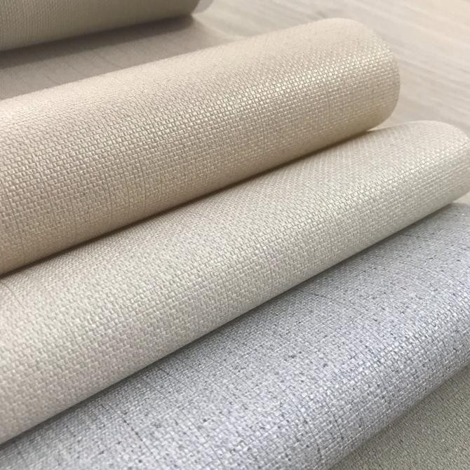 Wallpaper Premium Vinyl Dinding Polos Bertekstur Kantor Ruang Tamu Lapakjeremycostela