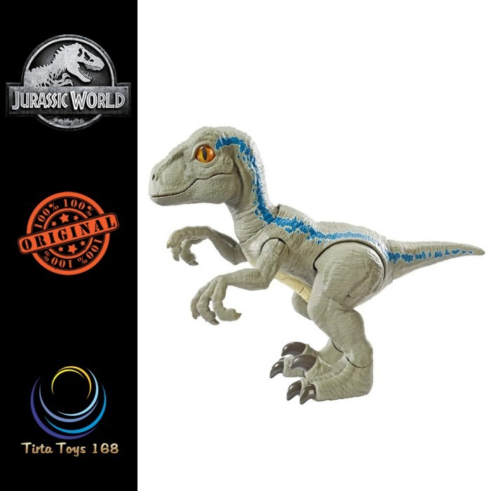 ROUX JURASSIC WORLD DINO RIVALS PRIMAL VELOCIRAPTOR BLUE GFD40