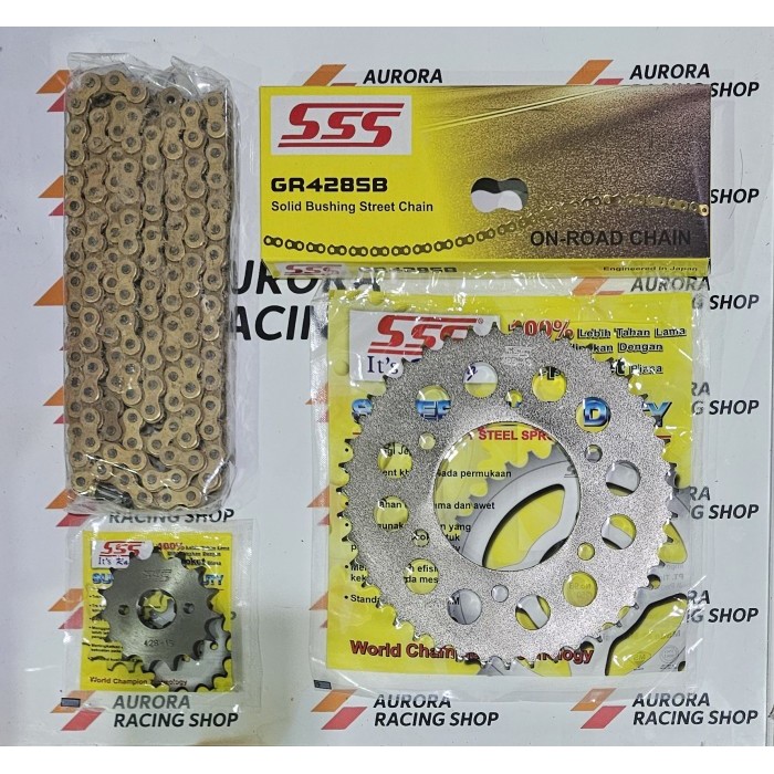 Gear Set Sss 428 Vixion Lama / New Vixion / Byson / Mx King