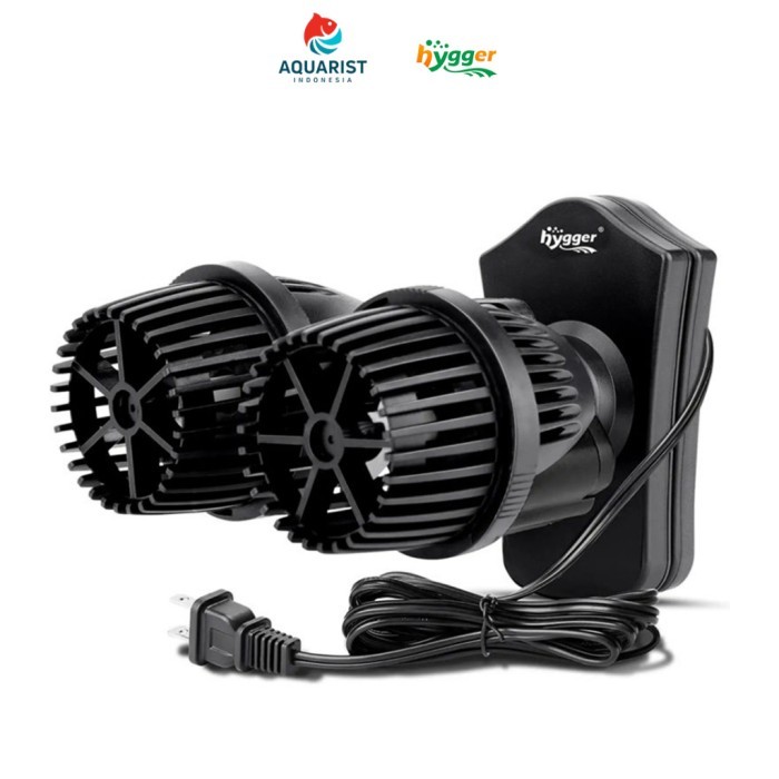 TERJAMIN Hygger Double Head Wavemaker Magnetic / Wave Maker Aquarium Magnetic