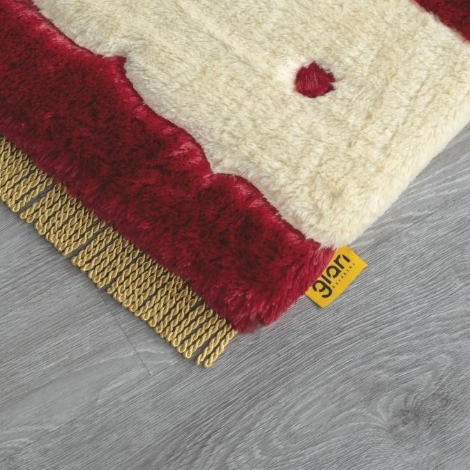 Spesial Sajadah Bulu/Rumbai/Busa/Tebal Kairo Premium - Gian Karakter