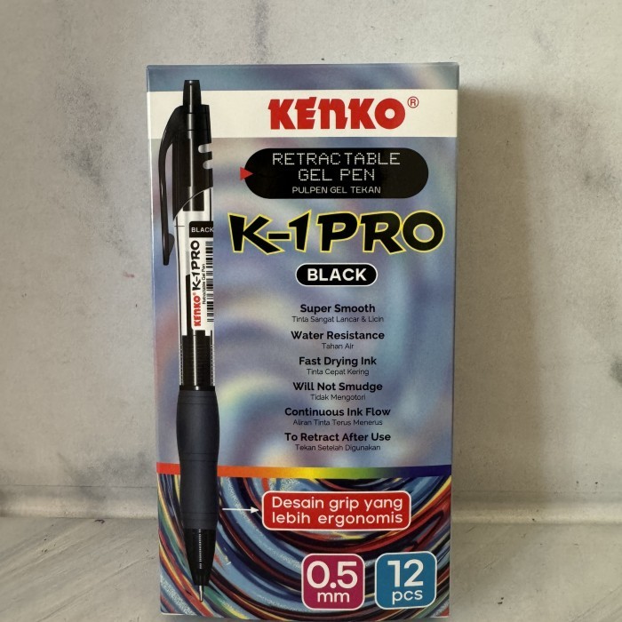 

OBRAL BALLPOINT GEL PEN PENA K1PRO 0,5MM KENKO KODE 1157